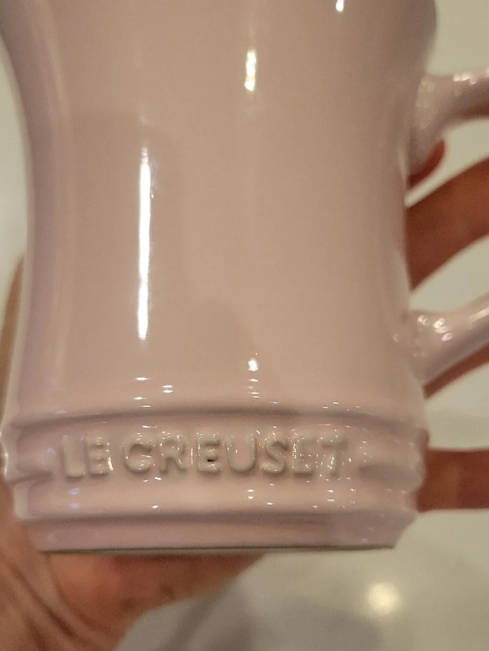 Le Creuset Chiffon Pink Stoneware Mug